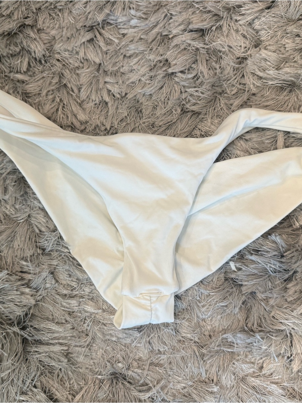 Vitamin A Cream High-Cut Bikini Bottom
